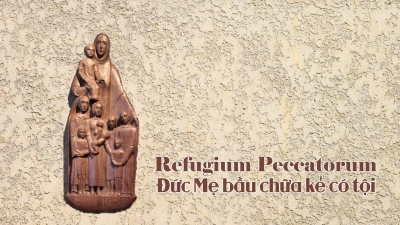 Hình ảnh “Refugium peccatorum - Đức Mẹ bầu chữa kẻ có tội.”